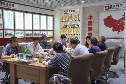 市建筑装饰协会领导莅临我司调研