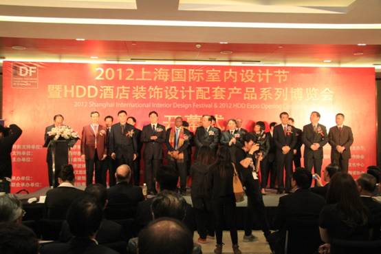 李董出席2012上海国际室内设计节