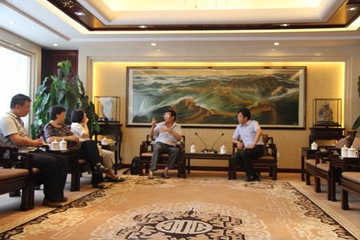 中国建筑科学研究院领导来我司调研考察