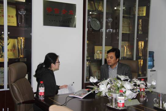 副总辛建林接受《中国建筑装饰装修》杂志专访