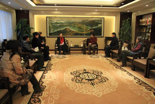北京红十字会常务副会长一行来我公司指导工作