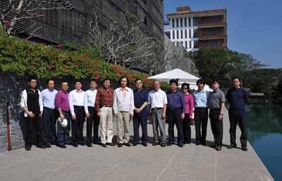 北京市建筑装饰协会2009年10月组织设计师赴深港